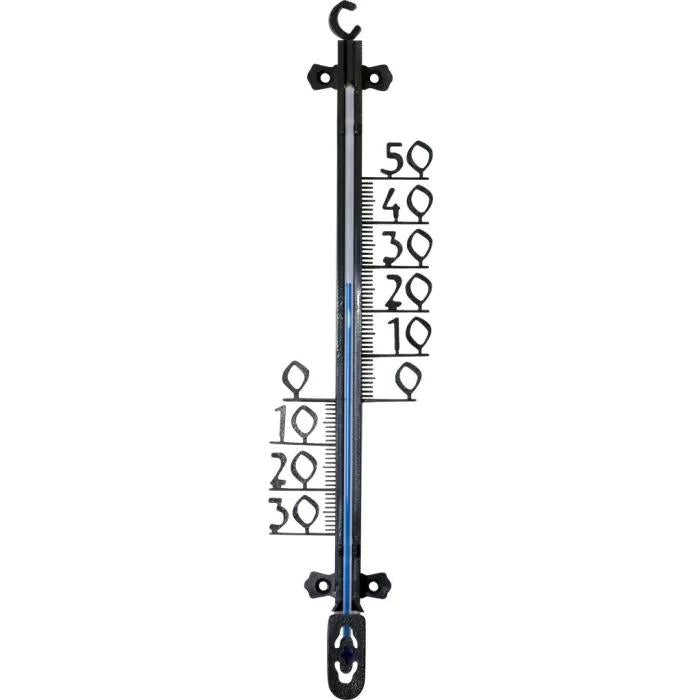 Hendrik Jan - Außenthermometer - Kunststoff schwarz 26 cm